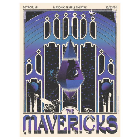 Concert poster for The Mavericks.