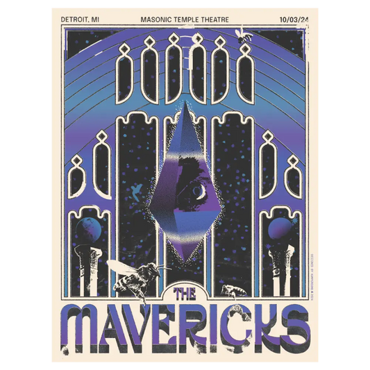Concert poster for The Mavericks.