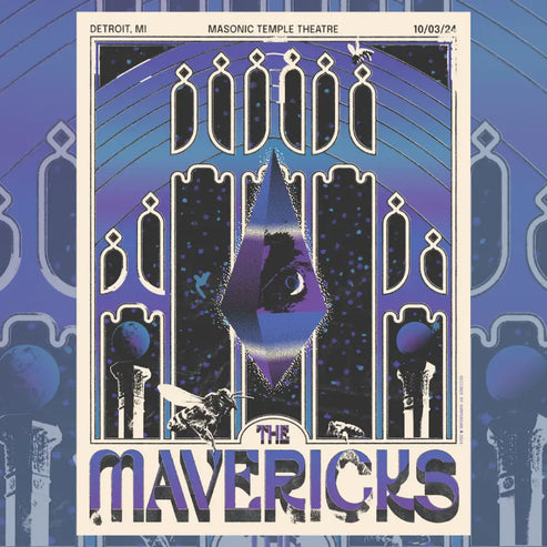 Concert poster for The Mavericks.
