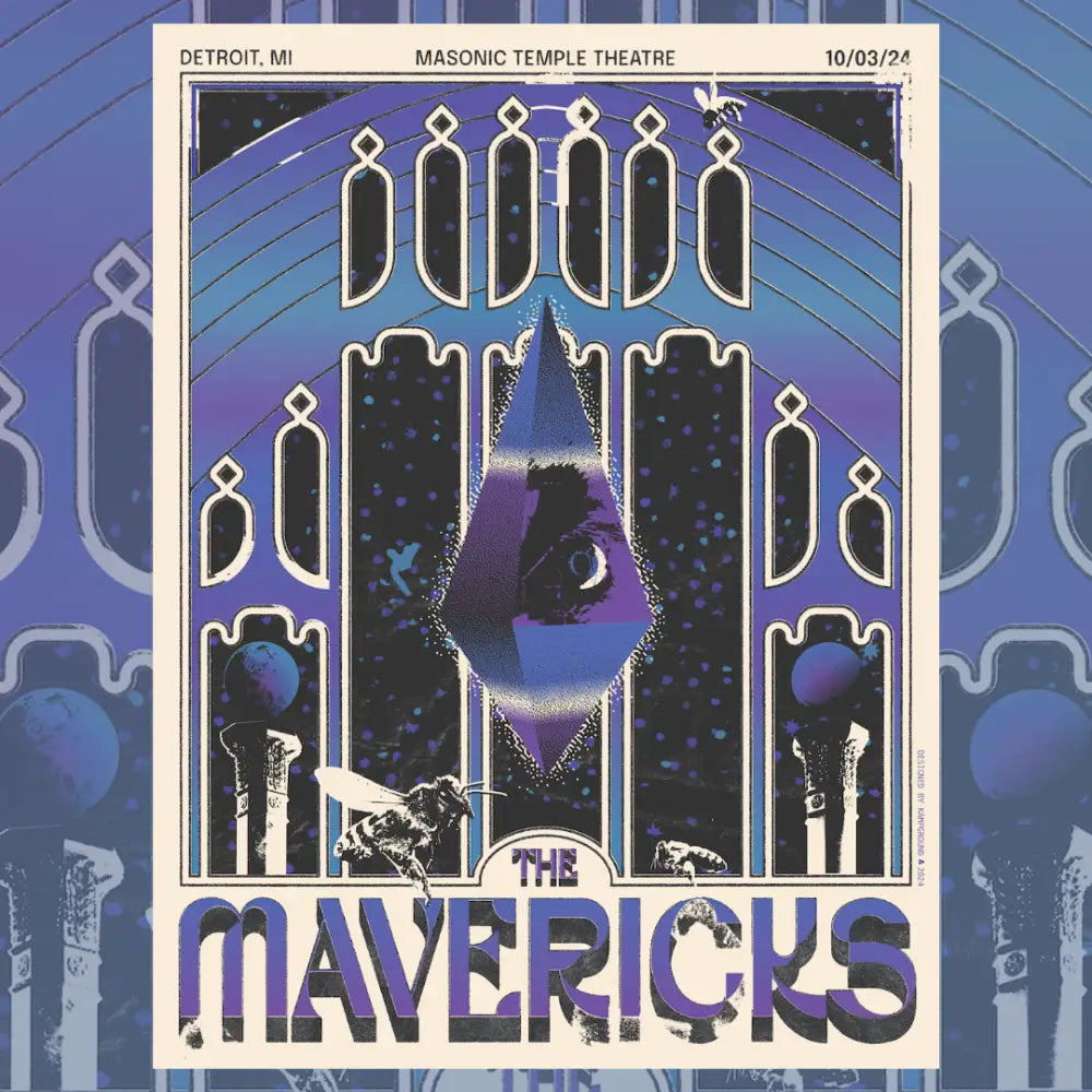 Concert poster for The Mavericks.
