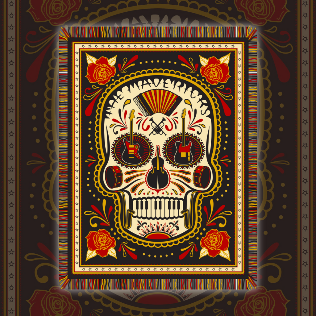 Rose Skull Blanket - WEB EXCLUSIVE