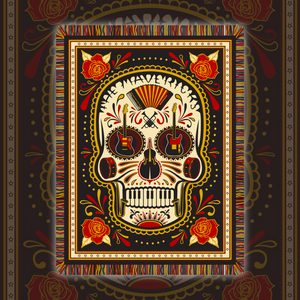 Rose Skull Blanket - WEB EXCLUSIVE