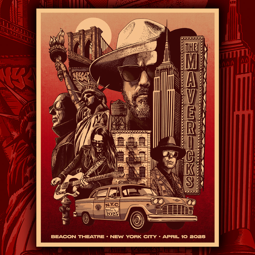 Autographed - Beacon Theater Show Poster - April 10th, 2025