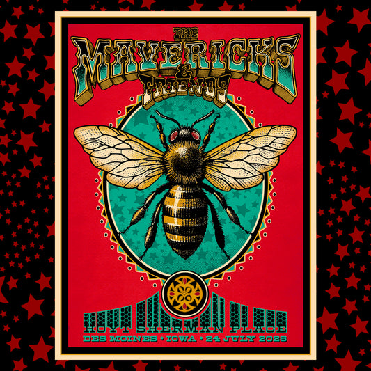 Autographed Des Moines, IA Show Poster - July 24, 2026