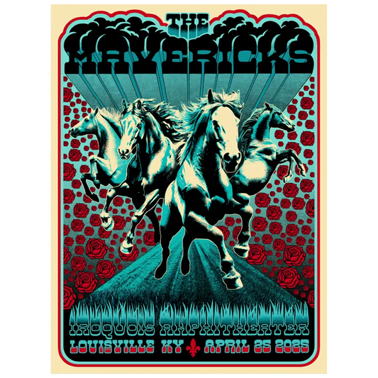 Louisville, KY - Iroquois Amphitheater Show Poster - April 25, 2025