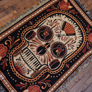 Rose Skull Blanket - WEB EXCLUSIVE