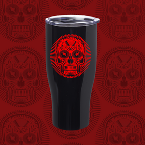 Black Skull Tumbler