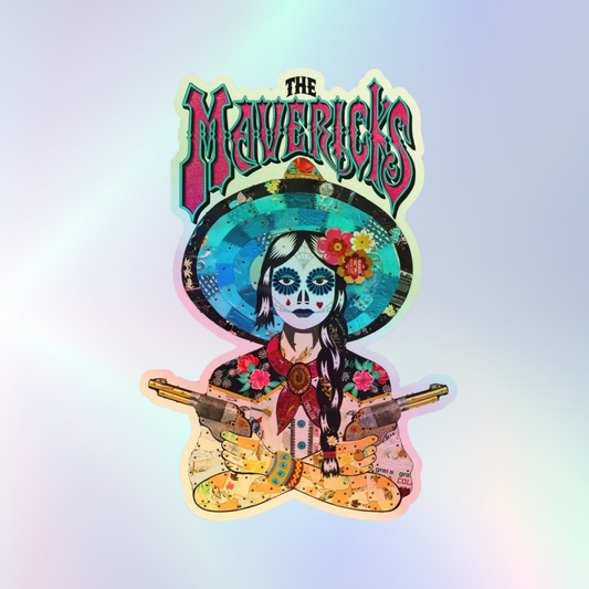 Holographic Mavericks ‘En Espanol’ Sticker