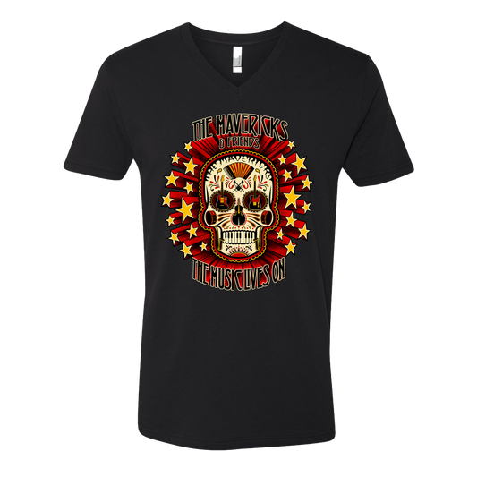 The Music Lives On V-Neck
