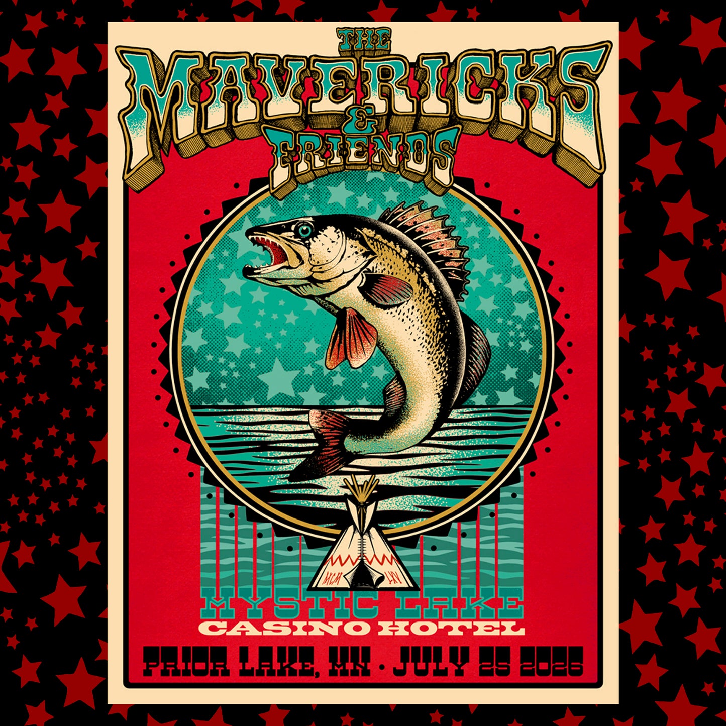 Autographed Prior Lake, MN Show Poster - July 25, 2026