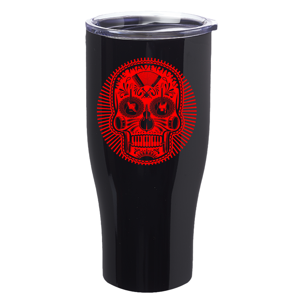 Black Skull Tumbler