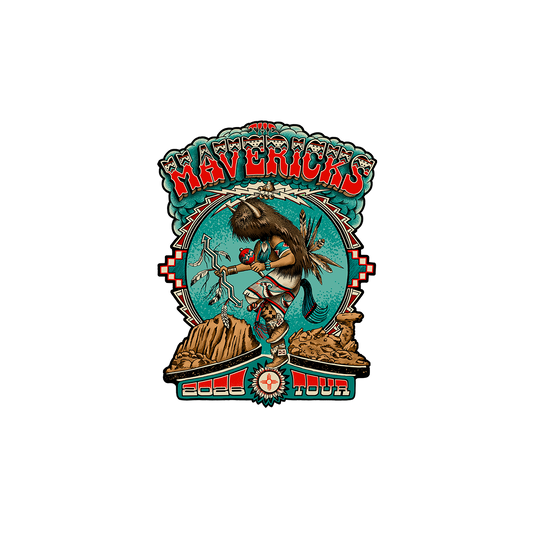 Buffalo Dancer Mavericks Sticker