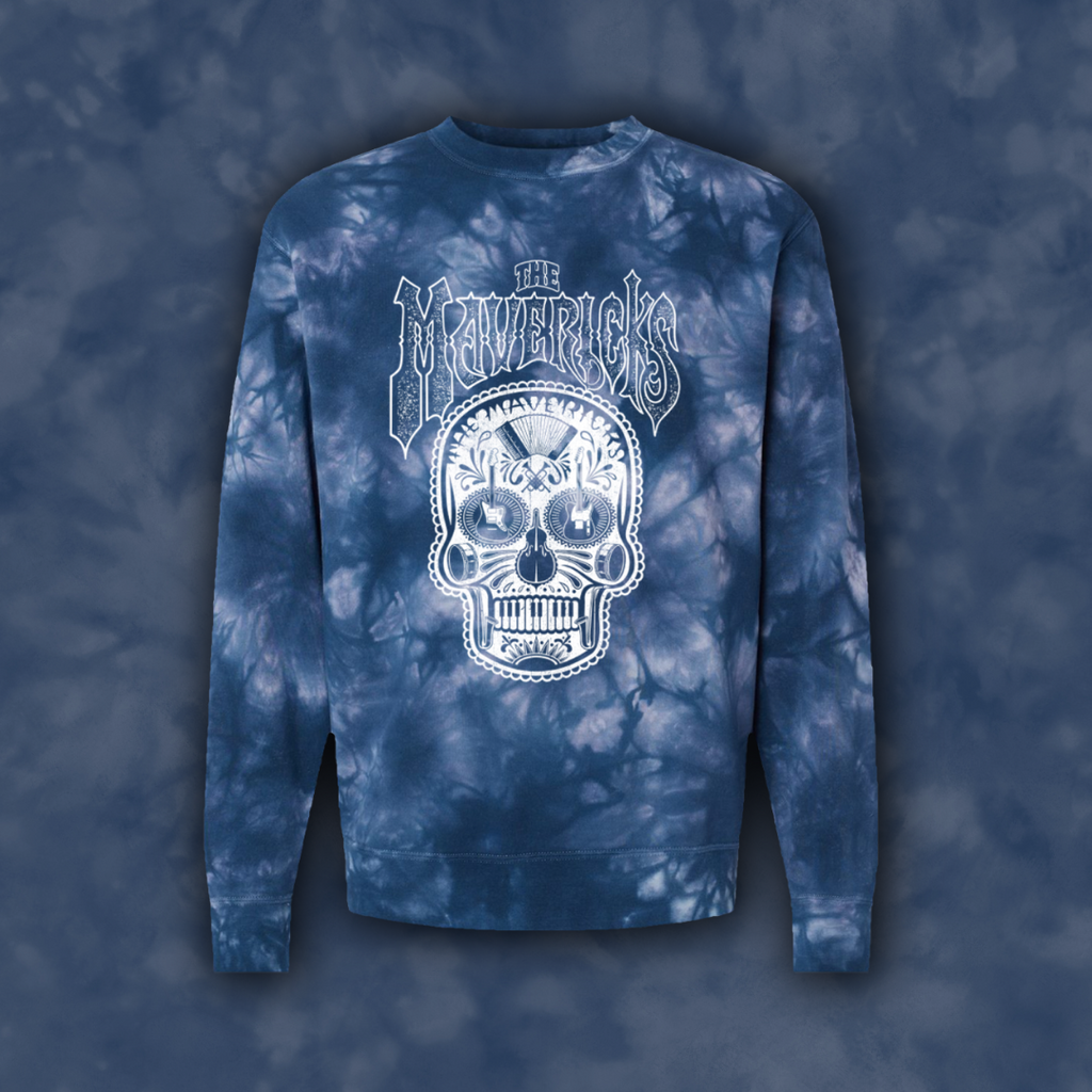 Tie Dye Skull Crewneck