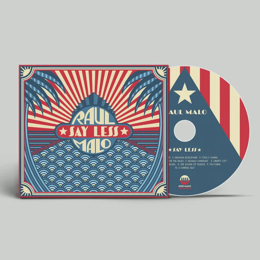 CD album cover with patriotic American-themed design featuring red, white, and blue colors.