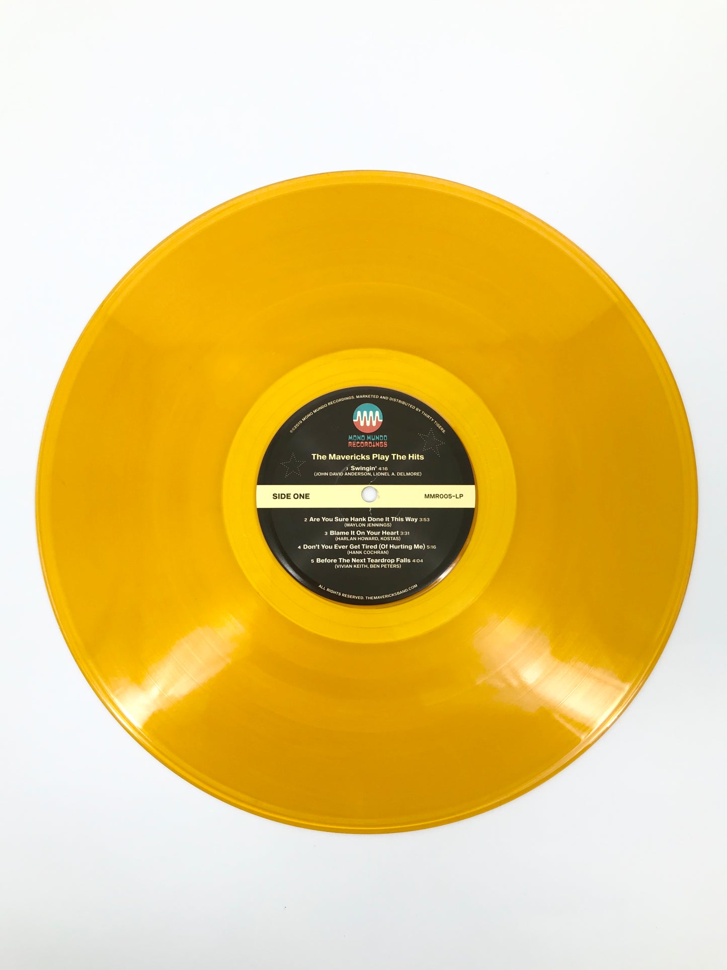 Play The Hits Limited Edition Gold Vinyl